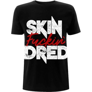 Skindred - Effin Red Uni Bl T-Shirt in the group MERCHANDISE / T-shirt / Hårdrock at Bengans Skivbutik AB (5581923r)