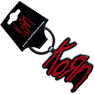 Korn - Red Logo Keychain in the group MERCHANDISE / Merch / Hårdrock at Bengans Skivbutik AB (5581925)