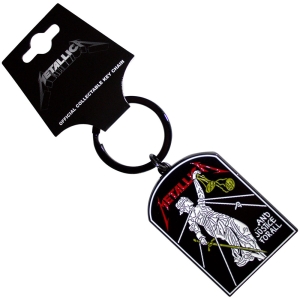 Metallica - And Justice For All Tombstone Keychain in the group MERCHANDISE / Merch / Hårdrock at Bengans Skivbutik AB (5581926)