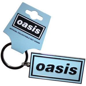 Oasis - Logo Sky Blue Keychain in the group MERCHANDISE / Merch / Pop-Rock at Bengans Skivbutik AB (5581927)