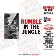 Soul Jazz Records Presents - Rumble In The Jungle (Red Vinyl) in the group OUR PICKS / Record Store Day / RSD 2025 at Bengans Skivbutik AB (5582377)