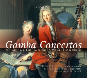 Thomas Fritzsch - Gamba Concertos in the group CD / Klassiskt at Bengans Skivbutik AB (5582502)