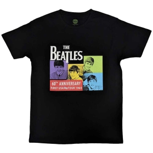 Beatles - Us 1964 Uni Bl T-Shirt in the group MERCHANDISE / T-shirt / Pop-Rock at Bengans Skivbutik AB (5583007r)