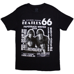 Beatles - 1966 Uni Bl T-Shirt in the group MERCHANDISE / T-shirt / Pop-Rock at Bengans Skivbutik AB (5583011r)