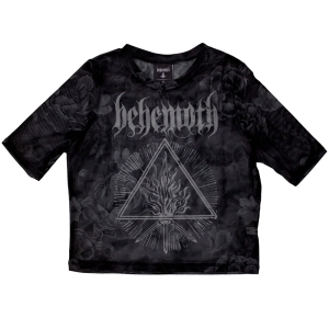 Behemoth - Furor Divinus Lady Bl Mesh Crop Top in the group MERCHANDISE / T-shirt / Hårdrock at Bengans Skivbutik AB (5583017r)