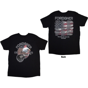 Foreigner - Eagle Uni Bl T-Shirt in the group MERCHANDISE / T-shirt / Pop-Rock at Bengans Skivbutik AB (5583023r)