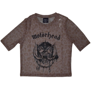 Motorhead - Warpig Lady Pink Mesh Crop Top in the group MERCHANDISE / T-shirt / Hårdrock at Bengans Skivbutik AB (5583040r)