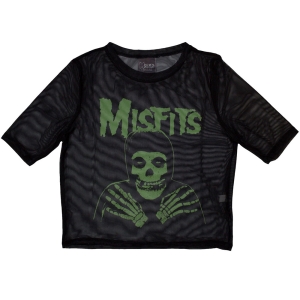 Misfits - Green Hands Lady Bl Mesh Crop Top in the group MERCHANDISE / T-shirt / Punk at Bengans Skivbutik AB (5583042r)