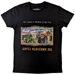 Neil Young - Monsanto Years Uni Bl T-Shirt in the group MERCHANDISE / T-shirt / Pop-Rock at Bengans Skivbutik AB (5583046r)