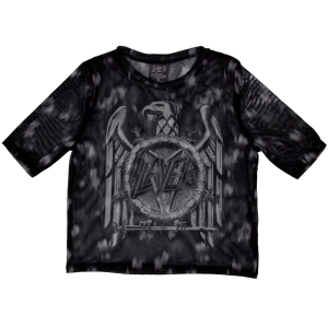 Slayer - Mono Eagle Lady Bl Mesh Crop Top in the group MERCHANDISE / T-shirt / Hårdrock at Bengans Skivbutik AB (5583050r)