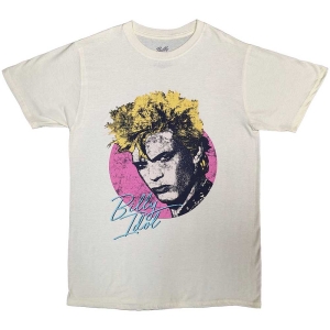 Billy Idol - Circle Illustration Uni Natrl T-Shirt in the group MERCHANDISE / T-shirt / Nyheter / Pop-Rock at Bengans Skivbutik AB (5583345r)