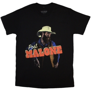 Post Malone - Cowboy Uni Bl T-Shirt in the group MERCHANDISE / T-shirt / Nyheter / RnB-Soul at Bengans Skivbutik AB (5583349r)