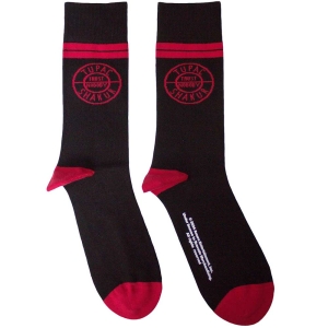 Tupac - Circle Logo Uni Bl Socks in the group MERCHANDISE / Merch / Hip Hop-Rap at Bengans Skivbutik AB (5583628)