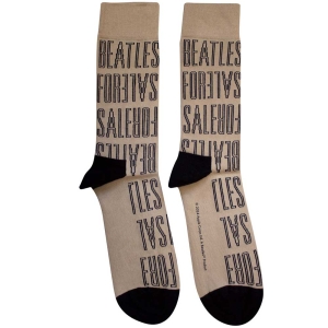 Beatles - For Sale Text Outlines Repeat Uni Sand Socks in the group MERCHANDISE / Merch / Pop-Rock at Bengans Skivbutik AB (5583633)