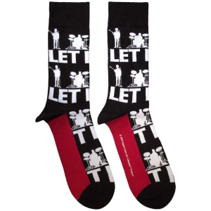 Beatles - Let It Be Silhouettes Repeat Uni Bl Socks in the group MERCHANDISE / Merch / Pop-Rock at Bengans Skivbutik AB (5583638)