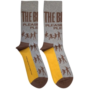 Beatles - Please Please Me Silhouettes Uni Grey Socks in the group MERCHANDISE / Merch / Pop-Rock at Bengans Skivbutik AB (5583640)