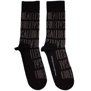 Beatles - For Sale Text Outlines Repeat Uni Bl Socks in the group MERCHANDISE / Merch / Pop-Rock at Bengans Skivbutik AB (5583646)