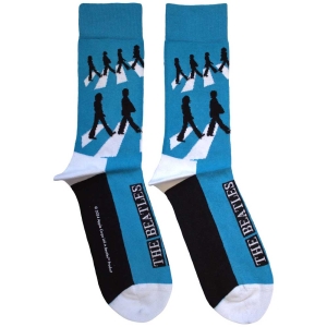 Beatles - Abbey Road Silhouettes Repeat Uni Blue Socks in the group MERCHANDISE / Merch / Pop-Rock at Bengans Skivbutik AB (5583650)