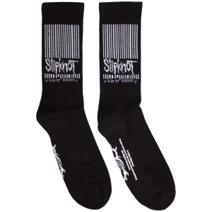 Slipknot - Barcode & Tribal S Uni Bl Socks in the group MERCHANDISE / Merch / Hårdrock at Bengans Skivbutik AB (5583686)