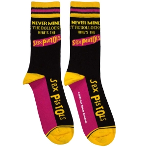 Sex Pistols - Nmtb Stripes Uni Bl Socks in the group MERCHANDISE / Merch / Punk at Bengans Skivbutik AB (5583689)