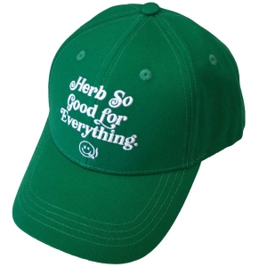 Bob Marley - Herb So Good Green Baseball Cap in the group MERCHANDISE / Merch / Reggae at Bengans Skivbutik AB (5583697)