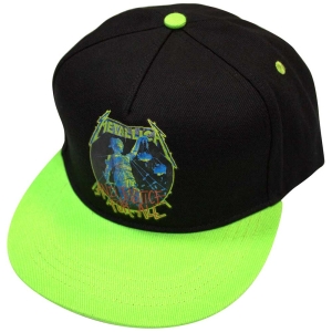 Metallica - And Justice For All Bl/Green Snapback Cap in the group MERCHANDISE / Merch / Hårdrock at Bengans Skivbutik AB (5583713)