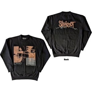 Slipknot - Tesf Faces & Barcode Uni Bl Sweatshirt in the group MERCHANDISE / Hoodies / Hårdrock at Bengans Skivbutik AB (5583730r)