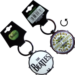 Beatles - Drop T/Sgt Pepper Drum Double-Sided Keychain in the group MERCHANDISE / Merch / Pop-Rock at Bengans Skivbutik AB (5583877)