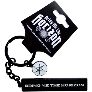 Bring Me The Horizon - Text Logo 6-Point Star Charm Keychain in the group MERCHANDISE / Merch / Hårdrock at Bengans Skivbutik AB (5583890)