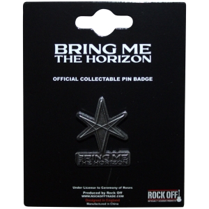 Bring Me The Horizon - 6-Point Star Pin Badge in the group MERCHANDISE / Merch / Hårdrock at Bengans Skivbutik AB (5583891)