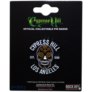 Cypress Hill - Los Angeles 1988 Pin Badge in the group MERCHANDISE / Merch / Hip Hop-Rap at Bengans Skivbutik AB (5583897)