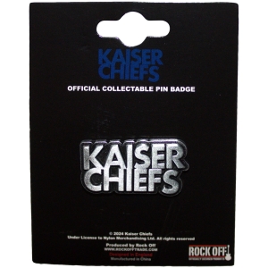 Kaiser Chiefs - Skewed Logo Pin Badge in the group MERCHANDISE / Merch / Pop-Rock at Bengans Skivbutik AB (5583912)