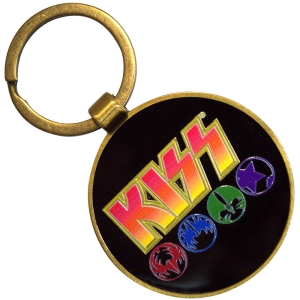 Kiss - Army/Logo & Icons Double-Sided Keychain in the group MERCHANDISE / Merch / Hårdrock at Bengans Skivbutik AB (5583913)