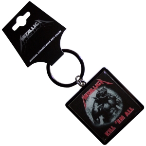 Metallica - Kill Em All / Jump In The Fire Keychain in the group MERCHANDISE / Merch / Hårdrock at Bengans Skivbutik AB (5583915)