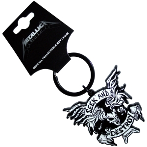 Metallica - Seek & Destroy Keychain in the group MERCHANDISE / Merch / Hårdrock at Bengans Skivbutik AB (5583916)