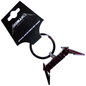 Metallica - Bright Red Logo Keychain in the group MERCHANDISE / Merch / Hårdrock at Bengans Skivbutik AB (5583923)