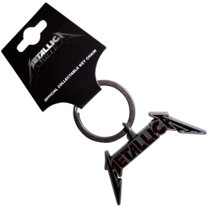 Metallica - Deep Red Logo Keychain in the group MERCHANDISE / Merch / Hårdrock at Bengans Skivbutik AB (5583924)