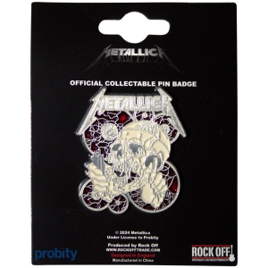 Metallica - The Shortest Straw Pin Badge in the group MERCHANDISE / Merch / Hårdrock at Bengans Skivbutik AB (5583928)