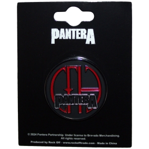 Pantera - Cowboys From Hell Logo Pin Badge in the group MERCHANDISE / Merch / Hårdrock at Bengans Skivbutik AB (5583935)