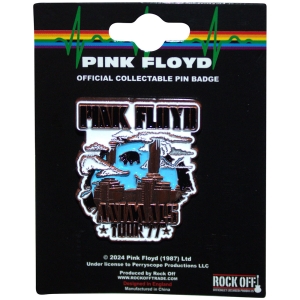 Pink Floyd - Animals Tour 77 Pin Badge in the group MERCHANDISE / Merch / Pop-Rock at Bengans Skivbutik AB (5583939)