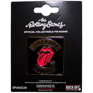 Rolling Stones - Tour 78 Gold Pin Badge in the group MERCHANDISE / Merch / Pop-Rock at Bengans Skivbutik AB (5583952)