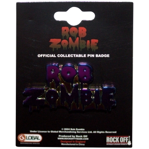 Rob Zombie - Multicoloured Logo Pin Badge in the group MERCHANDISE / Merch / Hårdrock at Bengans Skivbutik AB (5583954)