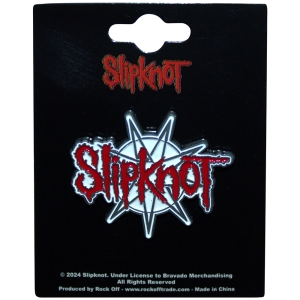 Slipknot - 9-Point Star Logo Pin Badge in the group MERCHANDISE / Merch / Hårdrock at Bengans Skivbutik AB (5583959)