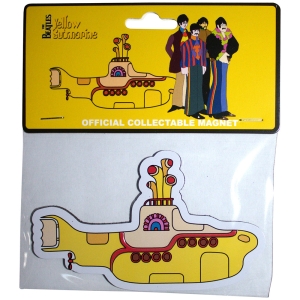 Beatles - Yellow Submarine Embossed Magnet in the group MERCHANDISE / Merch / Pop-Rock at Bengans Skivbutik AB (5583965)