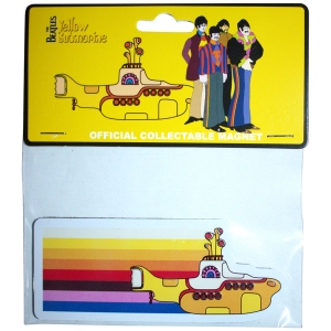 Beatles - Yellow Submarine Coloured Stripes Embossed Magnet in the group MERCHANDISE / Merch / Pop-Rock at Bengans Skivbutik AB (5583966)