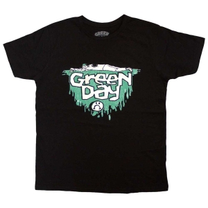 Green Day - Kerplunk Logo Sad Face Uni Bl T-Shirt in the group MERCHANDISE / T-shirt / Punk at Bengans Skivbutik AB (5583975r)