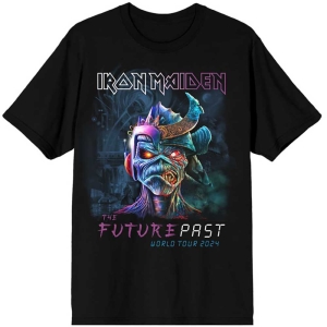 Iron Maiden - The Future Past World Tour 24 Uni Bl T-Shirt in the group MERCHANDISE / T-shirt / Hårdrock at Bengans Skivbutik AB (5583983r)