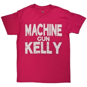 Machine Gun Kelly - Embers Logo Uni Pink T-Shirt in the group MERCHANDISE / T-shirt / Pop-Rock at Bengans Skivbutik AB (5583989r)