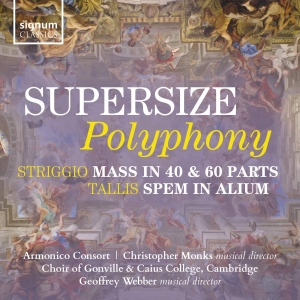 Adrian France Aimee Presswood Reb - Supersize Polyphony – Striggio: Mas in the group CD / Upcoming releases / Classical at Bengans Skivbutik AB (5584024)