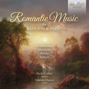 Paolo Carlini Fabrizio Datteri - Romantic Music For Bassoon & Piano in the group CD / Upcoming releases / Classical at Bengans Skivbutik AB (5584126)